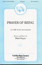 Prayer of Being SATB choral sheet music cover